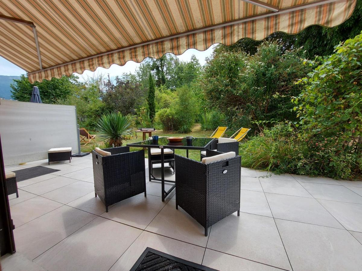 Centre St Jorioz : Charmant Et Spacieux Studio Avec Terrasse Et Jardin Privatif Saint-Jorioz Luaran gambar