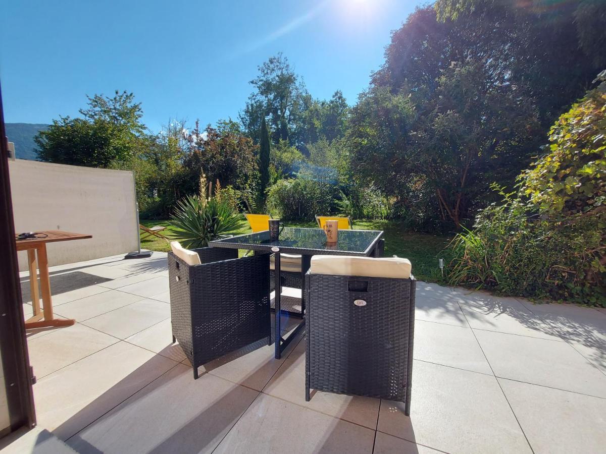 Centre St Jorioz : Charmant Et Spacieux Studio Avec Terrasse Et Jardin Privatif Saint-Jorioz Luaran gambar